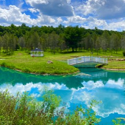 Lehighton Family Farm pond views